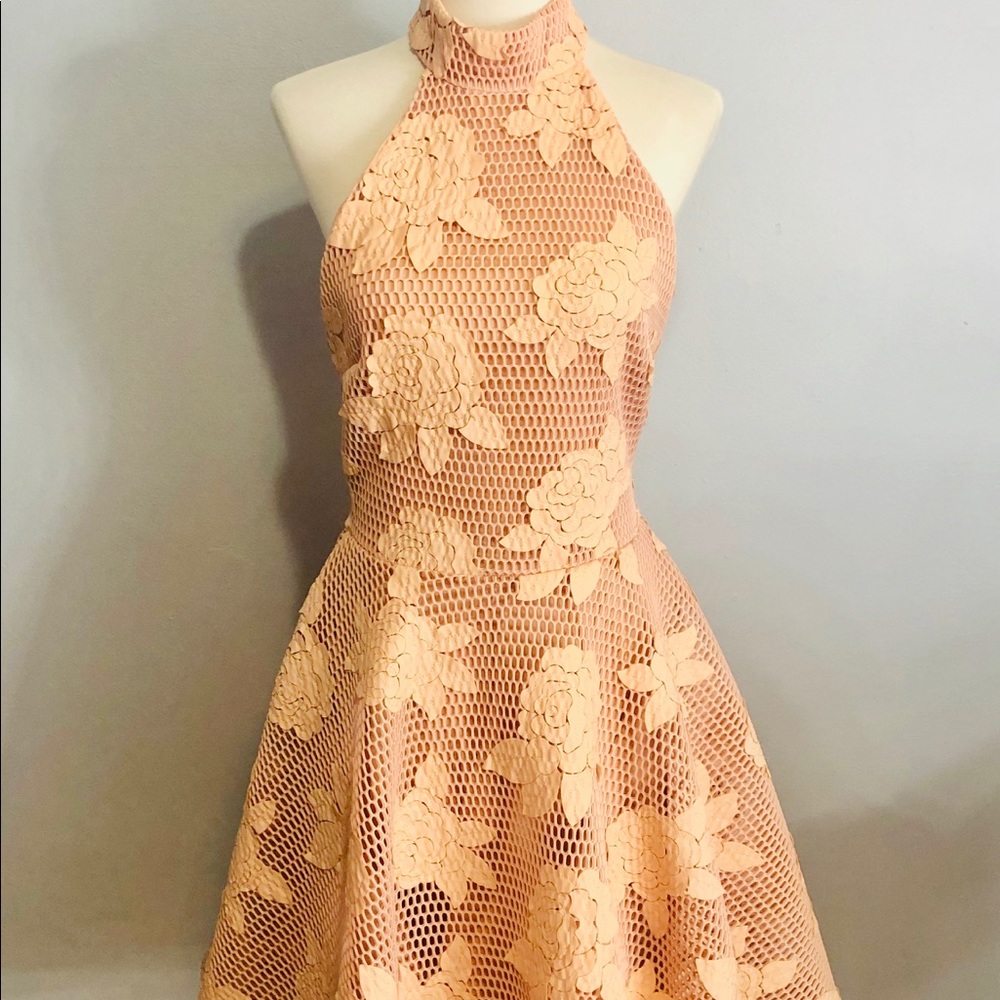 Halter dress midi